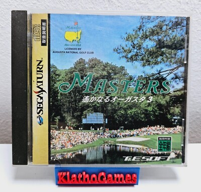 Sega Saturn MASTERS HARUKANARU AUGUSTA 3 Golf Komplett NTSC-J Japan  X1045
