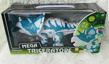 VIVITAR ROBO STEAM MEGA TRICERATOPS SELF AUTOMATED MOVEMENTS AGES 8 New in Box