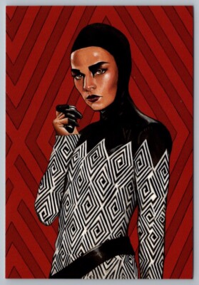 Postcard Bazine Netal Star Wars Women of the Galaxy Artist Sarah