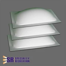 Specialty Recreation SP1422W Rectangle RV Skylight 14" x 22" 3 Pack White