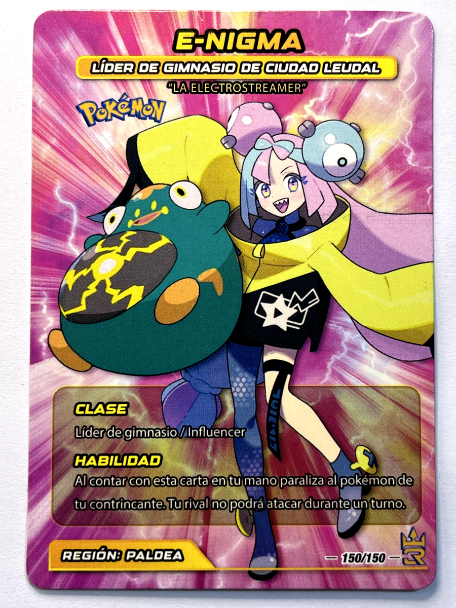 2024 POKEMON Black Edition TCG #150 E-NIGMA / BELLIBOLT Paldea