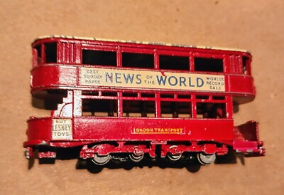 Vintage Lesney Matchbox No3 London 'News of the World' Transport