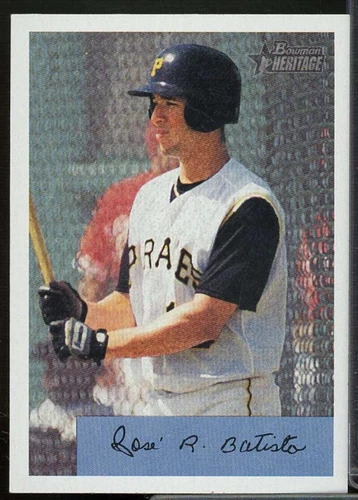 Jose Bautista Rookie Card 2002 Bowman Heritage #40 