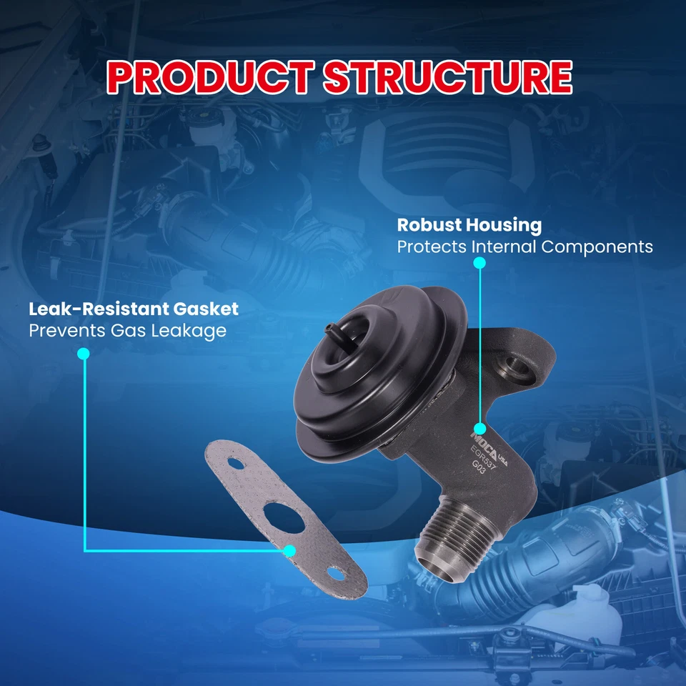 Válvula EGR para Ford Excursion Expedition E-150 E-250 E-350 Econoline F-150 F-250 Foto 4 de 4