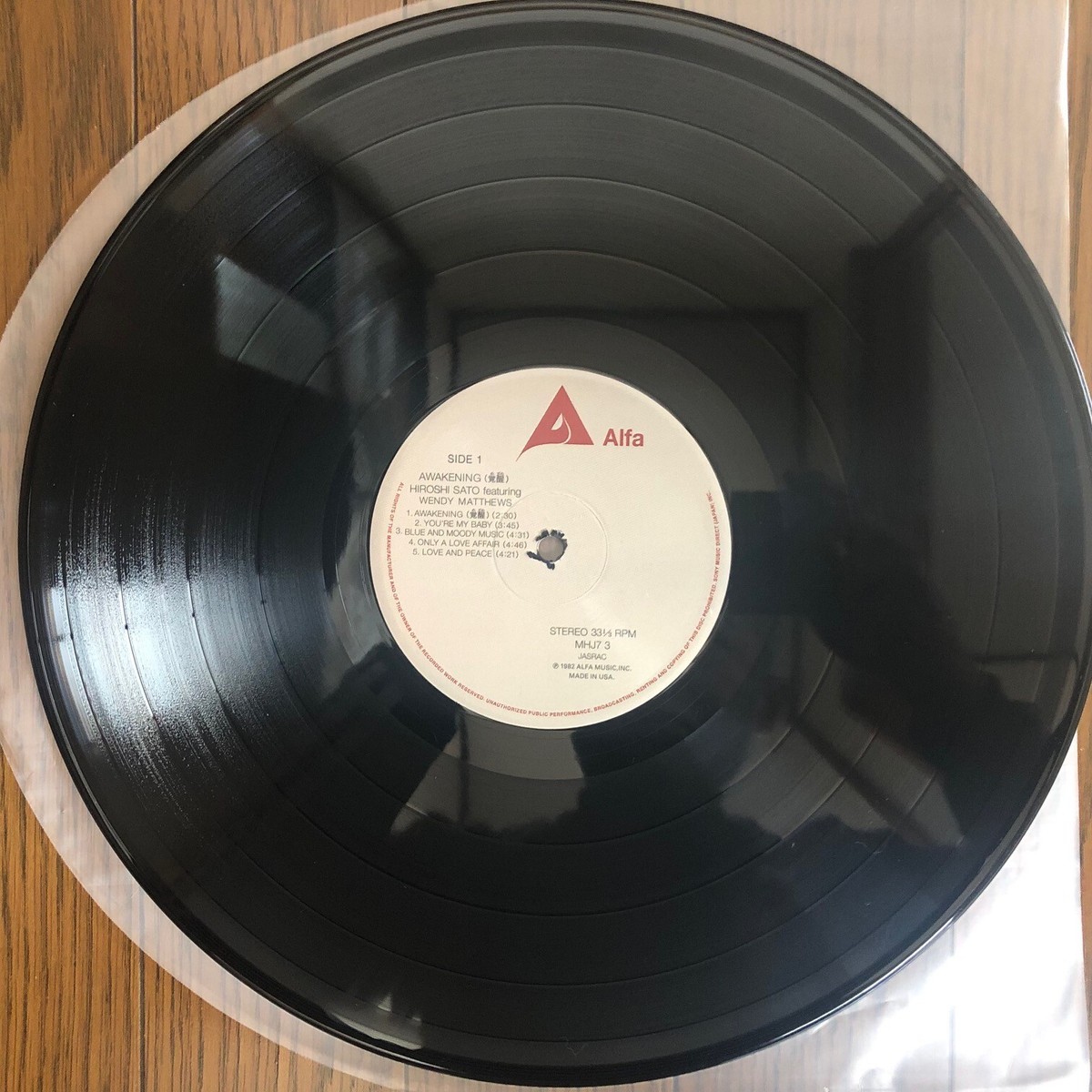 邦楽 NUL. / Awakening Hiroshi Sato Featuring Wendy Matthews – Awakening Alfa MHJ73