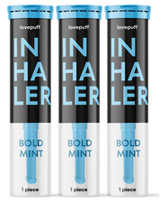 Quit Smoking Natural Habit Replacement Aromatherapy Inhaler Bold Mint 3 Pack