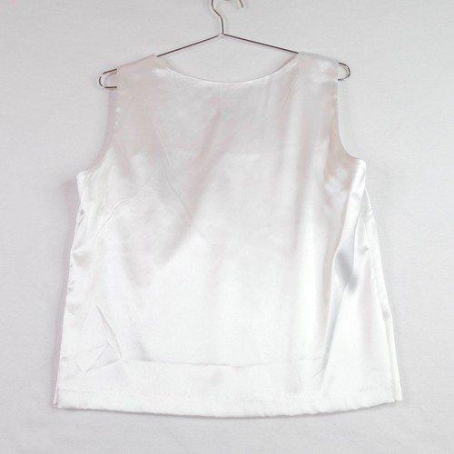 R&K Evening Women's Two Piece Set Jacket Tank Size 12 Ivory Lace With Satin New - Picture 16 of 17