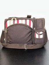 Picnic Time Malibu Insulated Cooler Bag Tote Complete Service For Two Portable