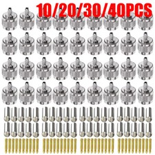 N male plug crimp RF RG58 RG142 LMR195 RG400 Cable Straight RF connector LOT