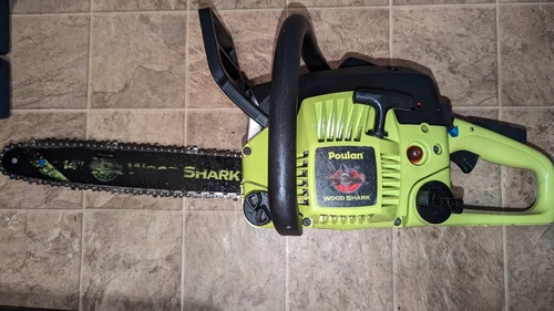 Vintage Poulan P3314 / WoodShark Chainsaw 14in 42cc