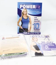 Stephanie Huckabee's POWERFit Harmony 10 Program DVD Set+Resistance Bands+Guide