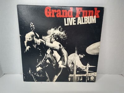 Grand Funk Live Album LP Vinyl Double Record SWBB-633 W Poster Artwork 