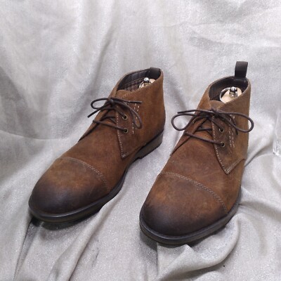 CLARKS Brown Suede Men\'s Lace-up Chukka Ankle Boots 11.5 Clarks Desert Chukka Boots Men main image 2