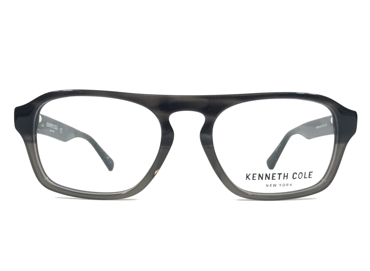 Kenneth Cole Eyeglasses Frames KC0285 063 Black Gray Square  display picture 3