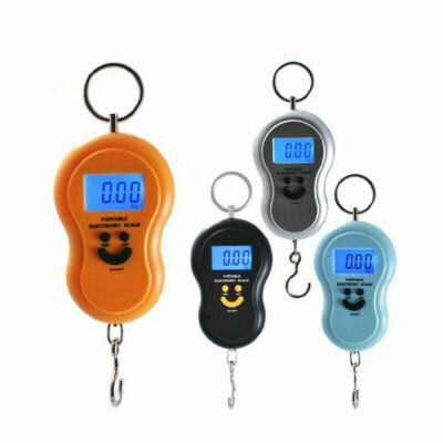 Hvxrjkn Handheld Digital Luggage Scale, Portable Suitcase Weight For Travel Hanging Scales Handheld Electronic Scale With Backlight 110 Pounds