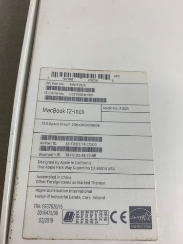 Apple MacBook 16 "12" 13" y paquete de caja de teclado - SOLO CAJA VACÍA - Imagen 8 de 17