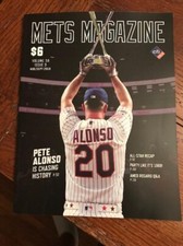 NEW YORK METS MAGAZINE PETE ALONSO 53 HOME RUNS CHASING HISTORY  9/28/19