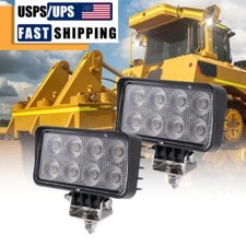 2x Led Tractor Work Light Truck Flood Light Fits For Trucktractordozerutvatv