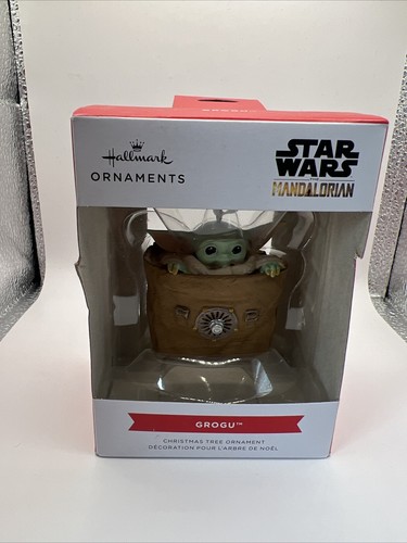 Star-Wars Grogu Mandalorian Christmas Tree Hallmark Ornament New In Box. - Picture 2 of 23