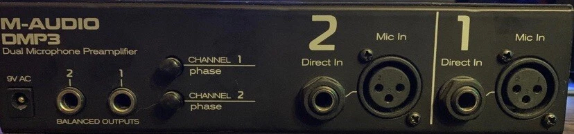 M-Audio DMP3 Dual Mic Preamp 2000s - Black (9v power cord not included) - Image 3 of 3