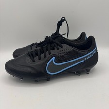 Nike Tiempo Legend 9 Elite FG Mens Size 5.5/Womens 7 Black Blue Hero
