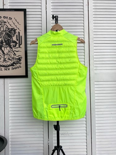 Archive Nike Aeroloft 800 Down Puffer Running Vest Neon Green Men’s Size S - M - Picture 2 of 15