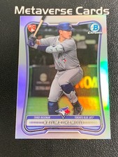 2026 Bowman Chrome #28 Kazuma Okamoto Rookie Red RC Logo Variation Blue Jays SP