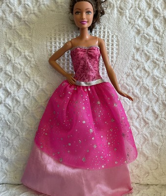 2009 Mattel Barbie A Fashion Fairytale Pink Sparkle Dress Only - T2573 NO  DOLL | eBay