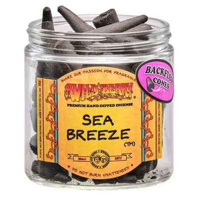 25x Wild Berry Sea Breeze Backflow Incense Cones Bulk Home Scent Smoke Flow 2'' 2