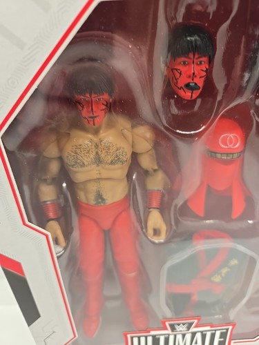 WWE Ultimate Edition Series 25 The Great Muta Action Figure Red Tights Variant - Picture 3 of 13