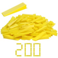 200PCS Tile Leveling System Tile Wedges for 1/8", 1/16", 1/32" Spacers
