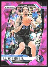 7506K 2024-25 Panini Prizm #174 P.J. Washington Jr. Prizms Pink Ice