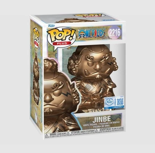 One Piece Funko Pop Plus Jinbe Statue Bronze Funko Shop Exclusive # 2216
