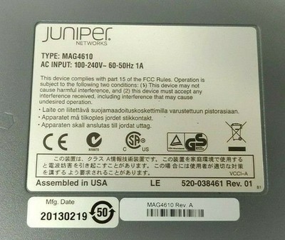 Juniper Networks MAG4610 Junos Pulse Security Gateway