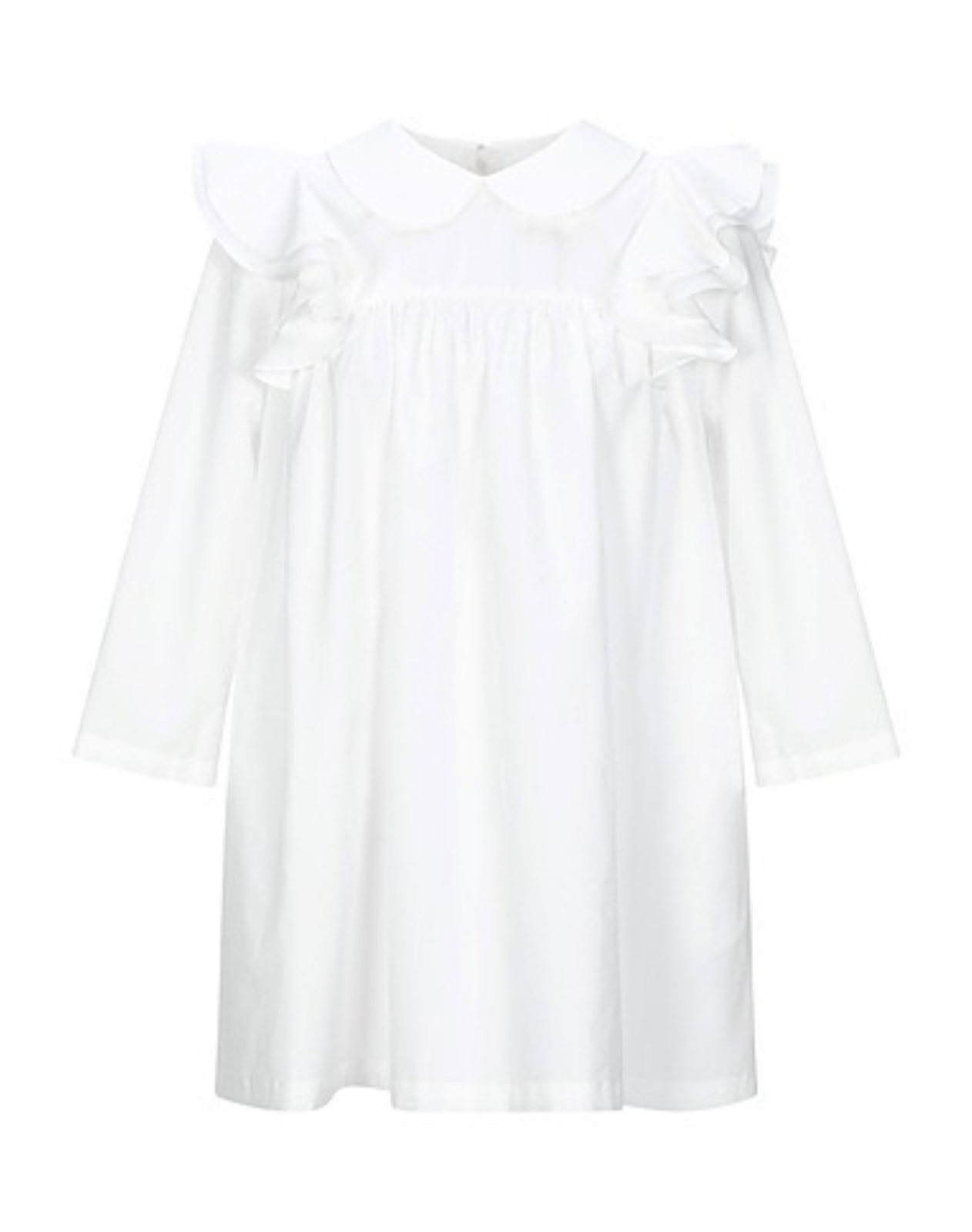 Comme des Garcons girl white  baby doll ruffled blouse