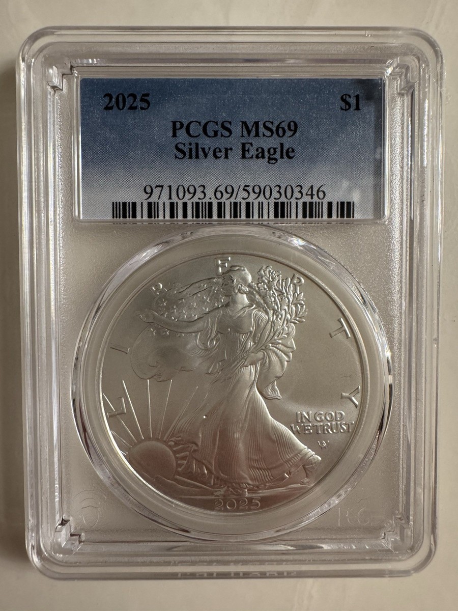 アメリカ　イーグル銀貨　PCGS シルバーイーグル　MS69 2025年 銀貨 2025 SAE MS69 PCGS | SilverTowne