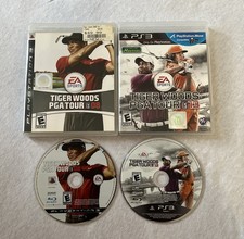 PS3 Tiger Woods PGA Tour 08 & 13 Bundle PlayStation 3 Complete Clean - 2 Games