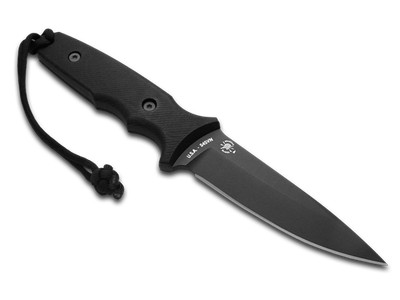 Spartan Blades Harsey TT Fixed Blade SB43BKBKNLBK Black Micarta S45VN Knife