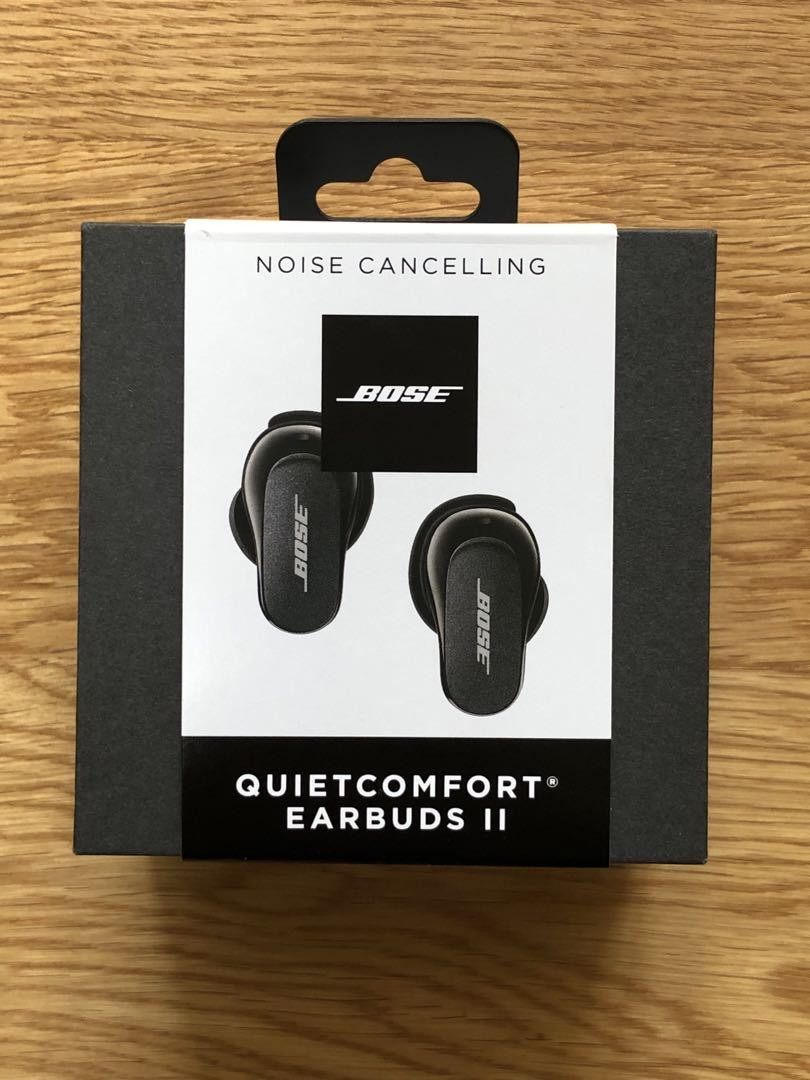 Bose QuietComfort Earbuds II Triple Black Noise Cancelling Wireless Earbuds