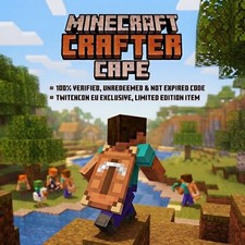 Minecraft Crafter Cape - Java + Bedrock - Twitchcon Europe 2026 exclusive