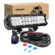 - ZH084 LED Light Bar 12Inch 72W Spot Flood 12 Inch 72W light Wiring Harness