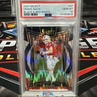 2024 Panini Select Concourse Drake Maye #27 Black & Red Shock Prizm (RC) PSA 10