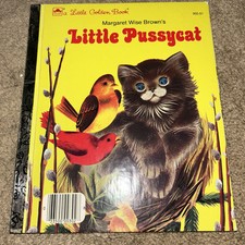 Little Golden Book Margaret Wise Brown "Little Pussycat" #302-51 Vintage