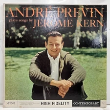 Quick Decision LP Andre Previn/ plays Songs by Jerome Kern j36449 m3567 US orig