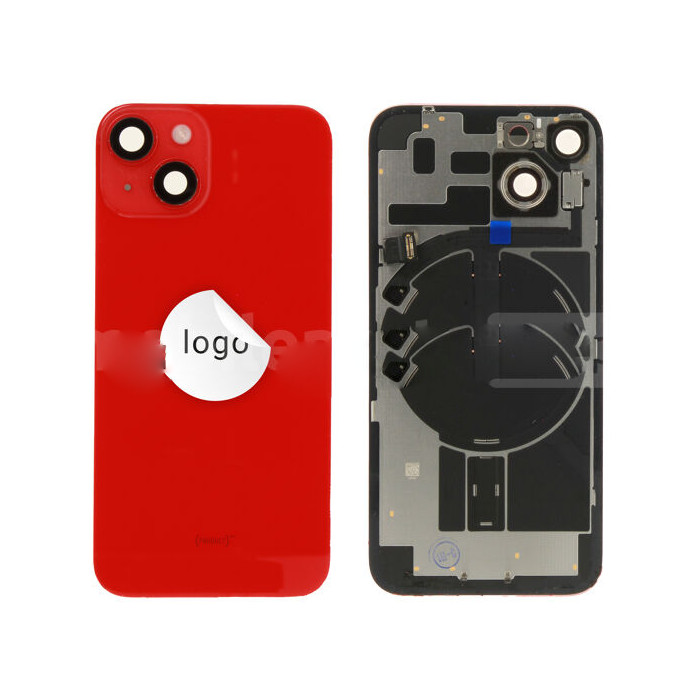Original Cache Batterie Grade B Rouge Pulled Reconditionné pour Apple iPhone 14