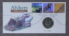 GB 2001 philatelic numismatic FDC - The Archers BBC Radio with medallion