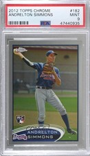 2012 Topps Chrome Andrelton Simmons #182 PSA 9 MINT 1c7