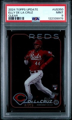 2024 Topps Update Elly De La Cruz #US350 Clear PSA 9