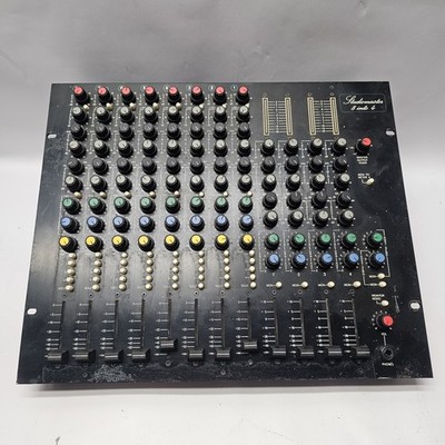 Studiomaster 8 Into 4 Vintage Rack Mount Analog Balanced Mixer UNTESTED AS IS 
