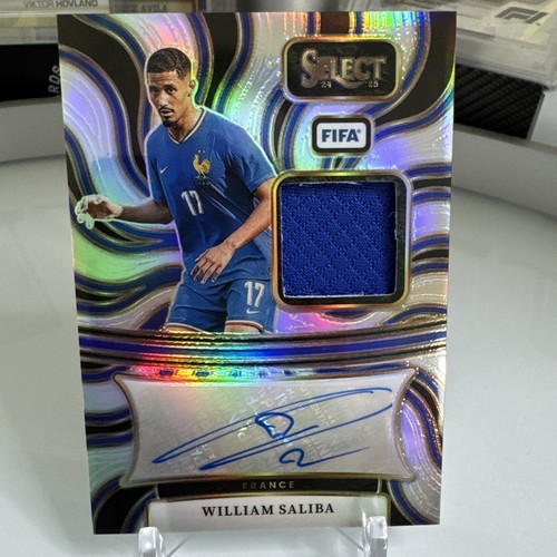 2024-25 Select FIFA WILLIAM SALIBA Autographed Memorabilia Jersey Silver #WS (C)